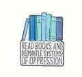 Book lover enamel pin