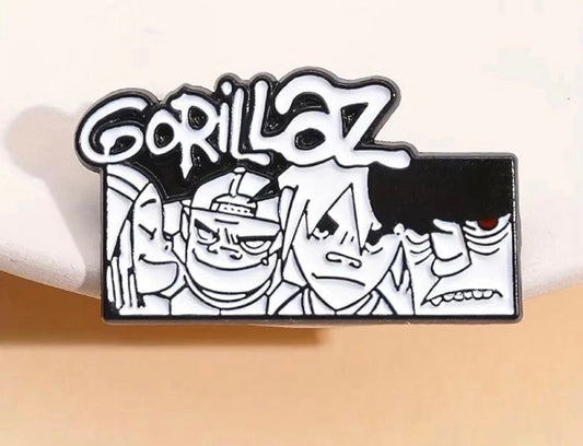Gorillaz enamel pin