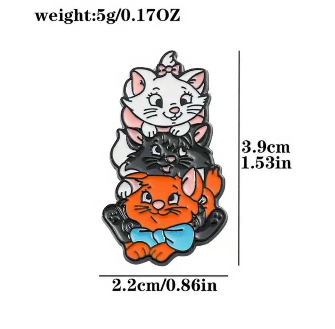 Aristocats enamel pin