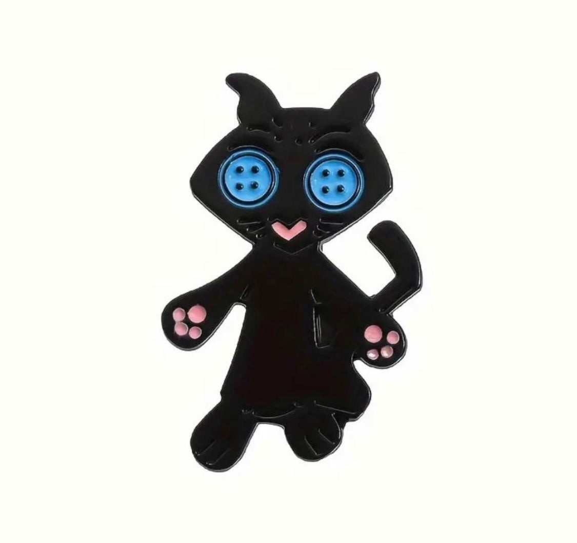 Coraline enamel pins