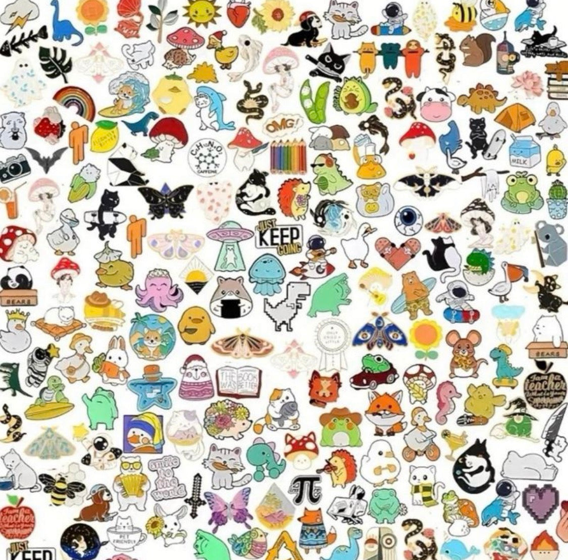 5 piece enamel pin Scoop