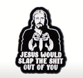 Funny Jesus enamel pin