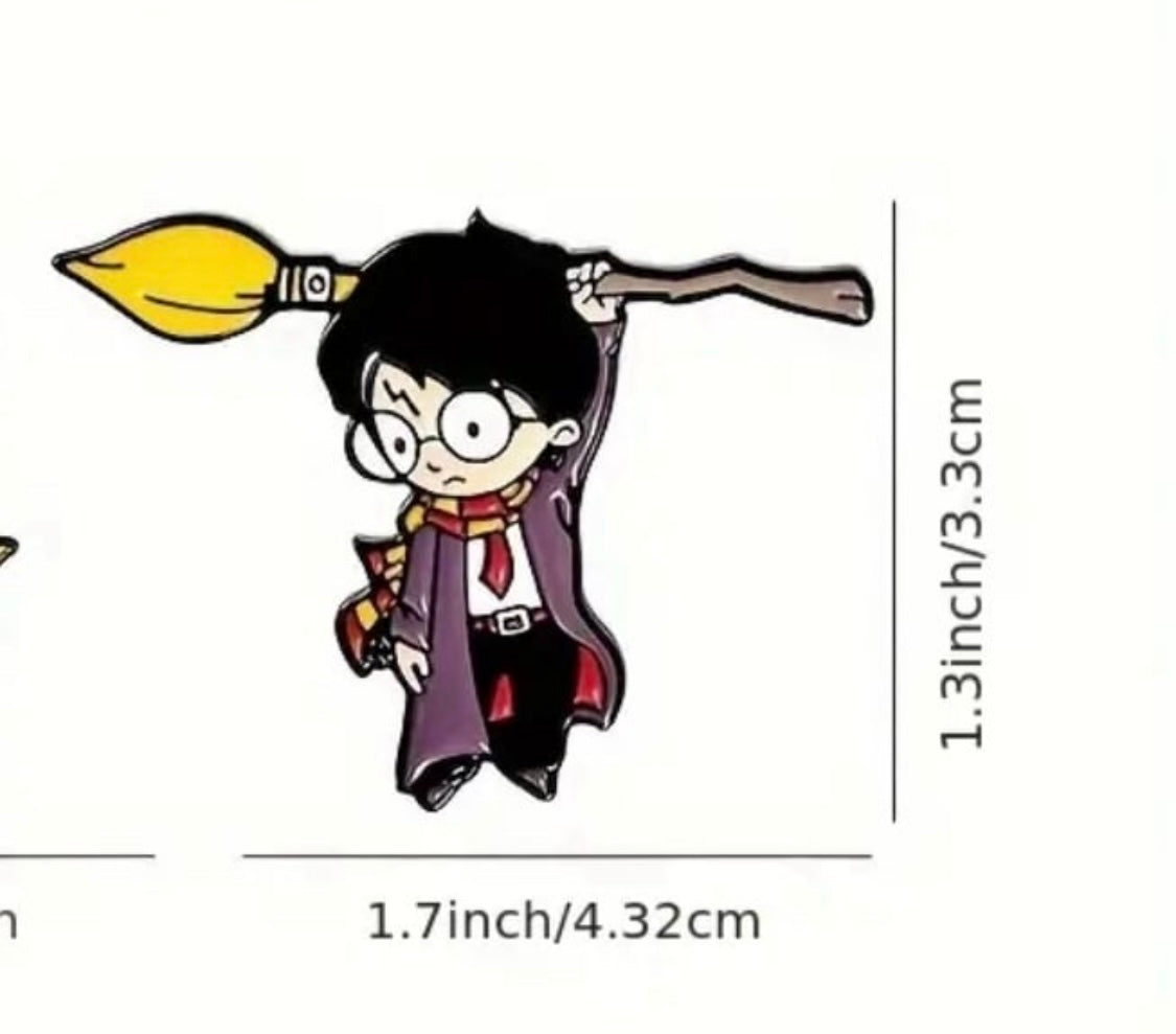 Wizard Harry P. Enamel pins