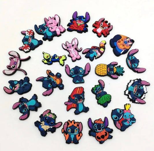 10 pc Stitch shoe charms