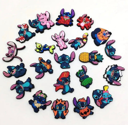 10 piece stitch shoe charms