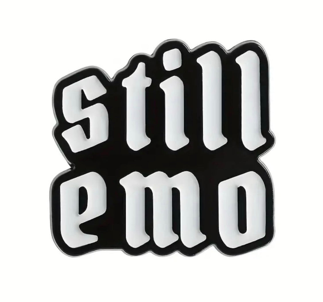 Still Emo Enamel Pins - "Still Emo" & "Retired Emo Kid"