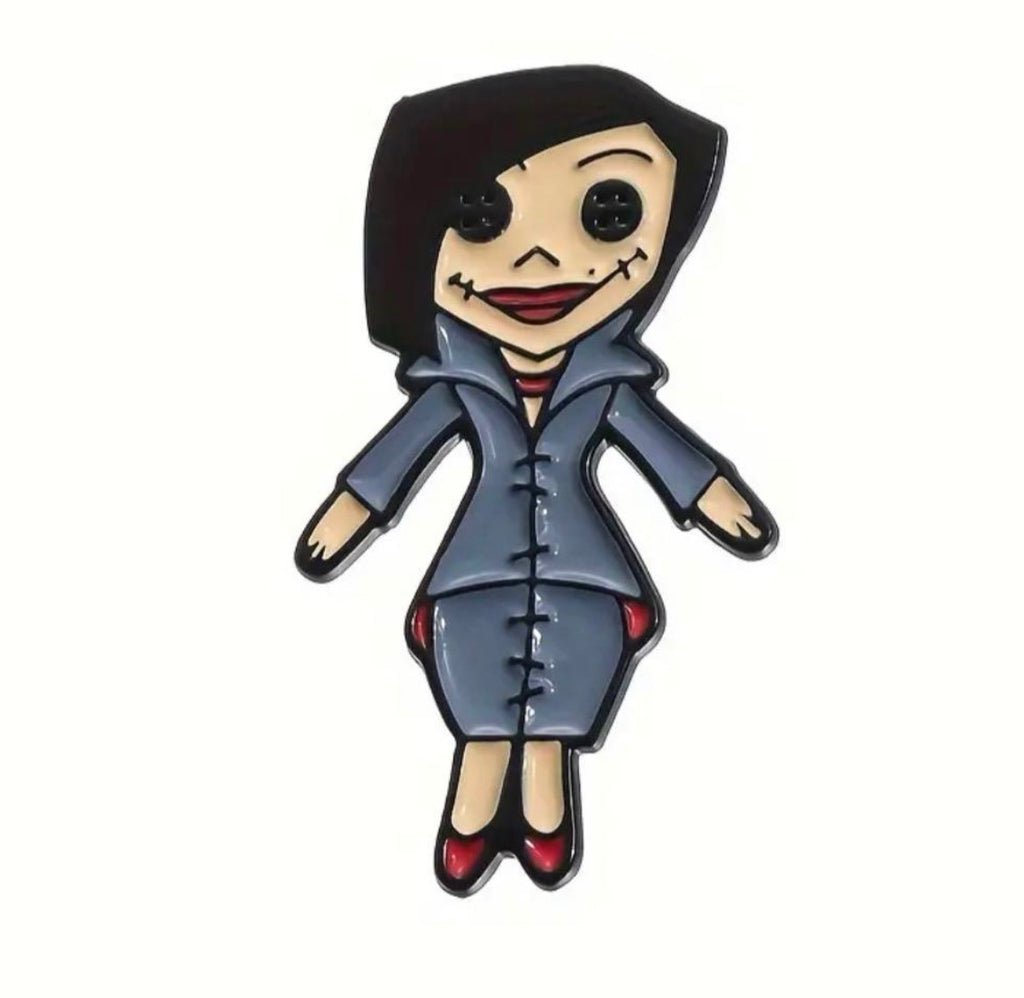 Coraline Enamel Pins - Perfect Accessory for Fans of the Movie