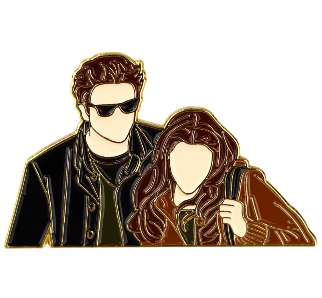 Twilight inspired enamel pins