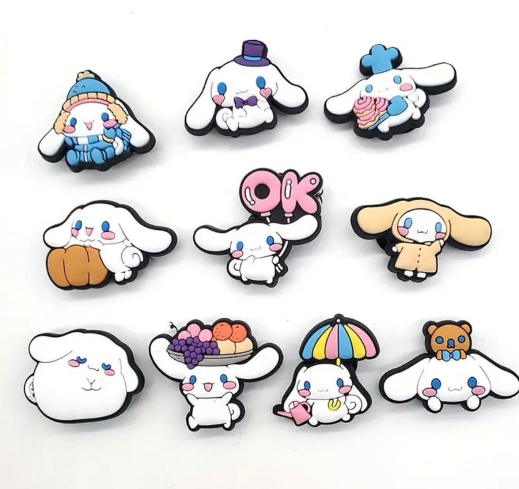10 piece Cinnamoroll shoe charms