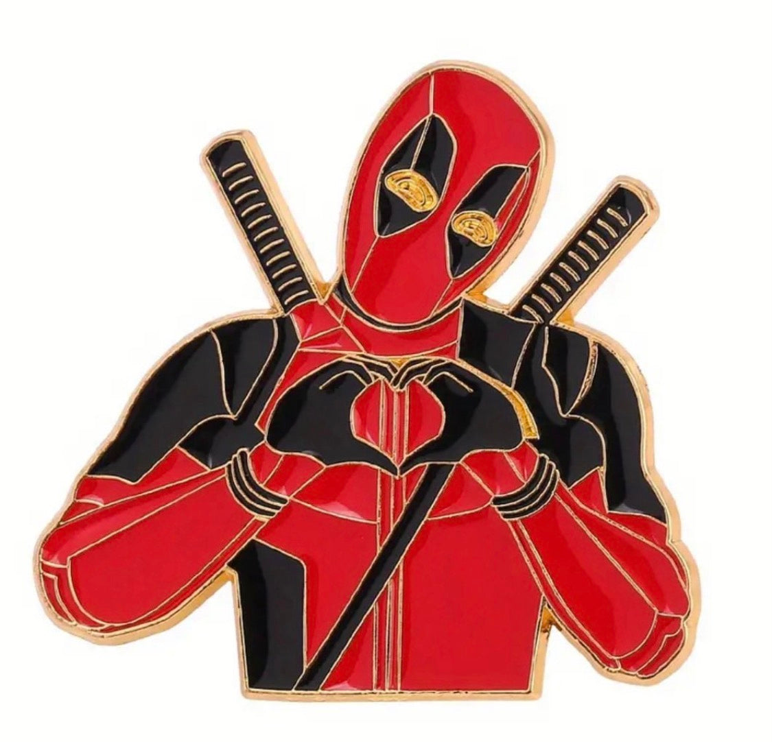 Deadpool enamel pin