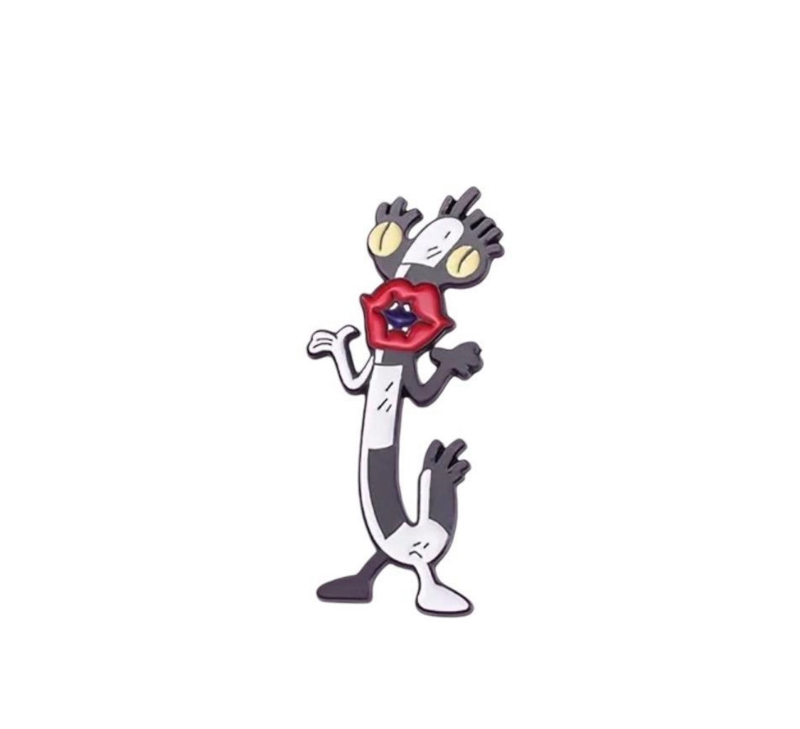 Real monsters Ahhhh oblina enamel pin