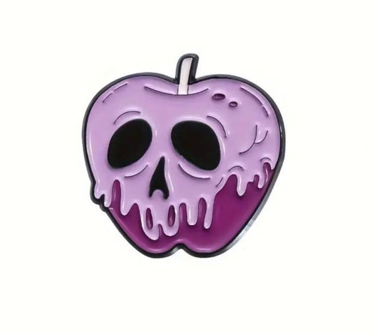 Poison apple enamel pin