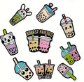 10 piece boba tea cute shoe charms