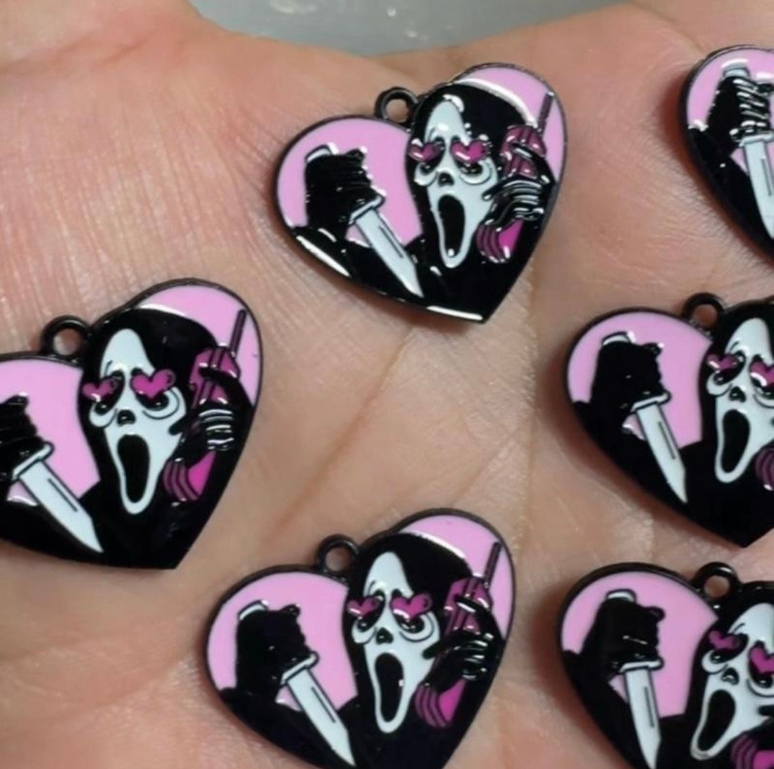 50pc Horror & Spooky charm set