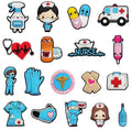 10 piece nurse inspired shoe charms