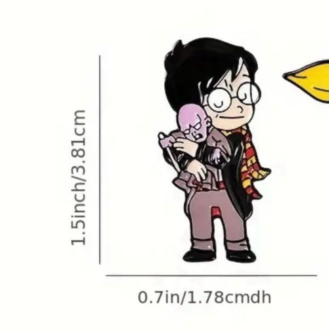 Wizard Harry P. Enamel pins