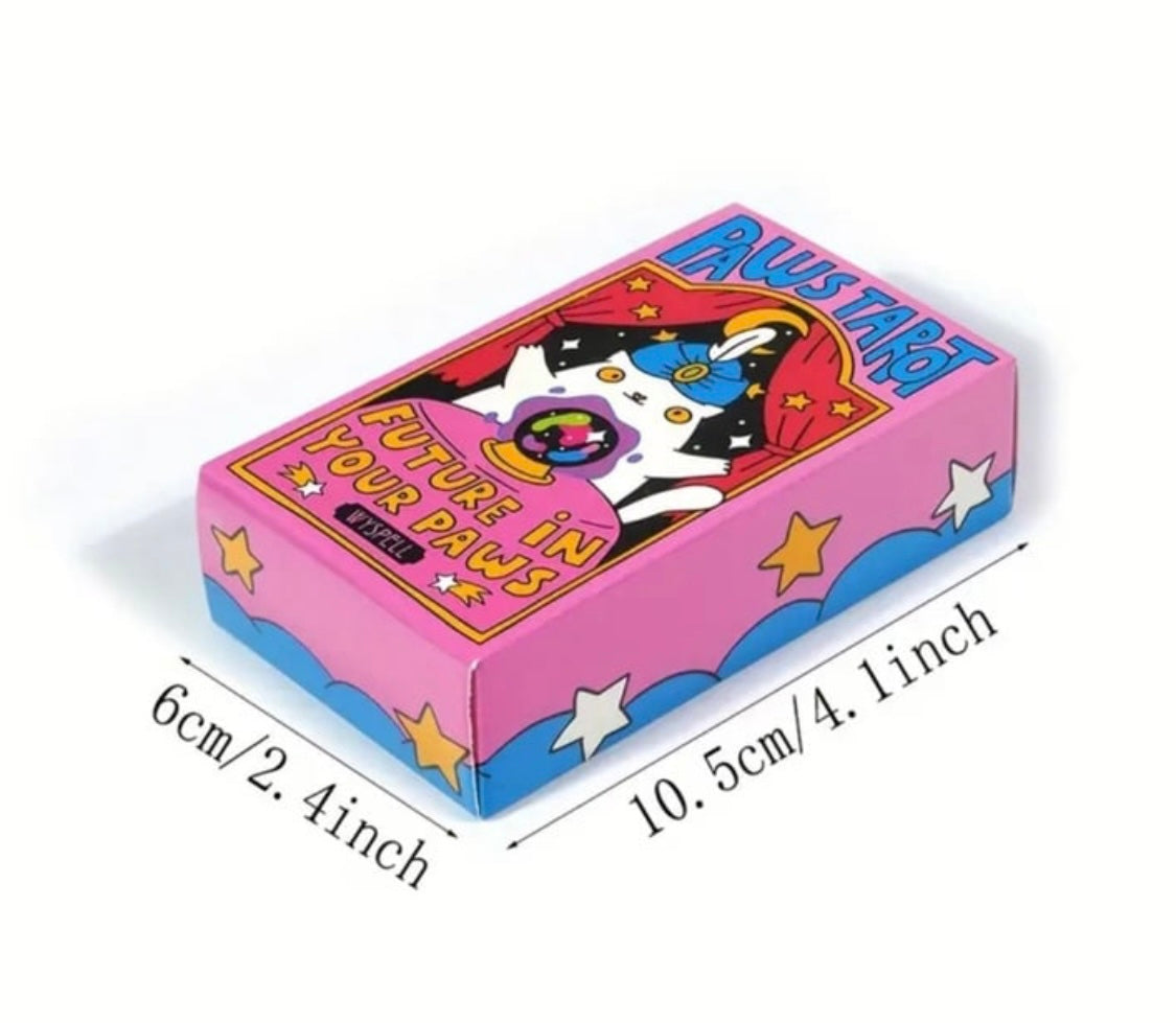 Paws 78pc tarot cards super cute