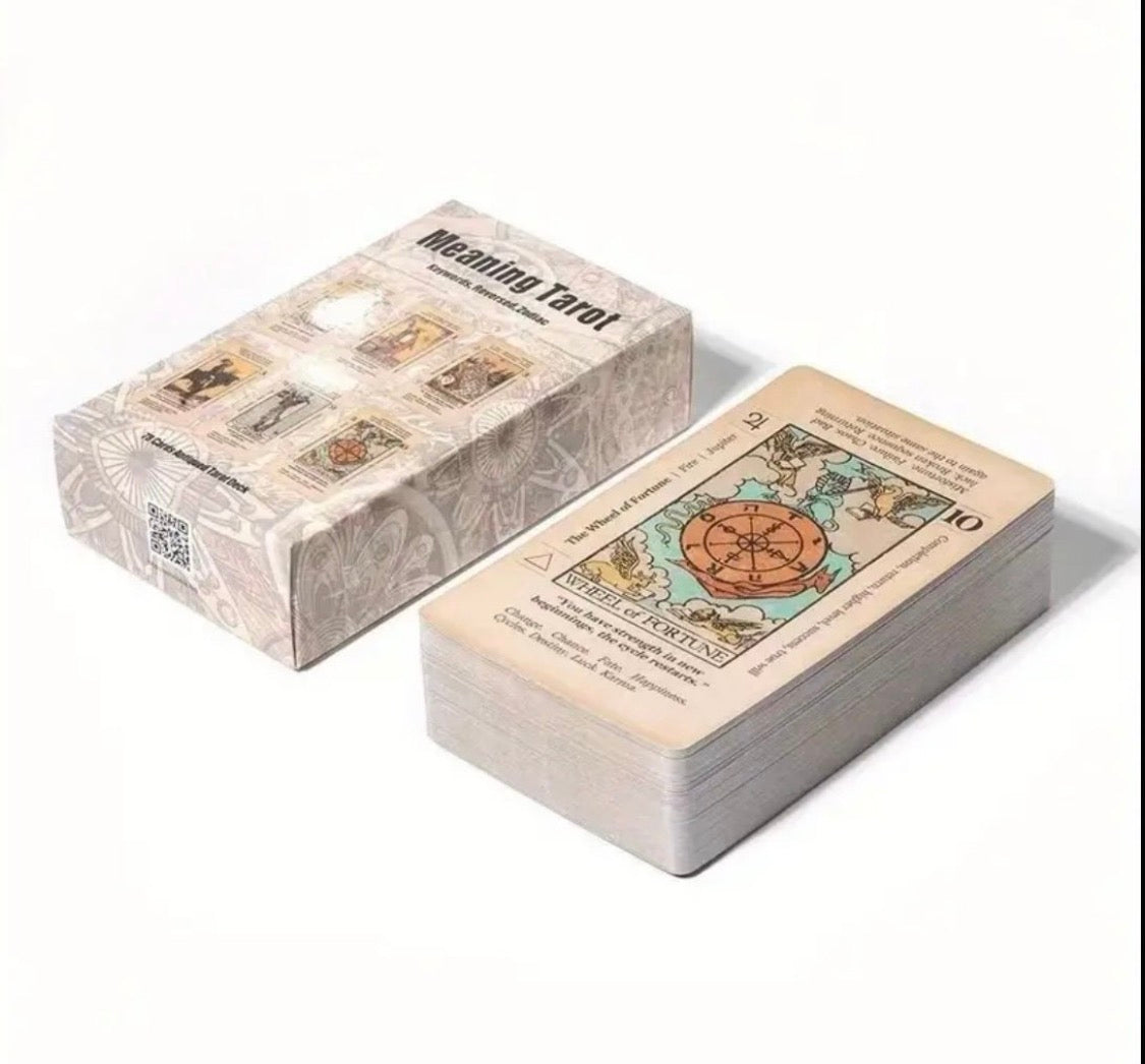 Meaning tarot 78 piece deck
