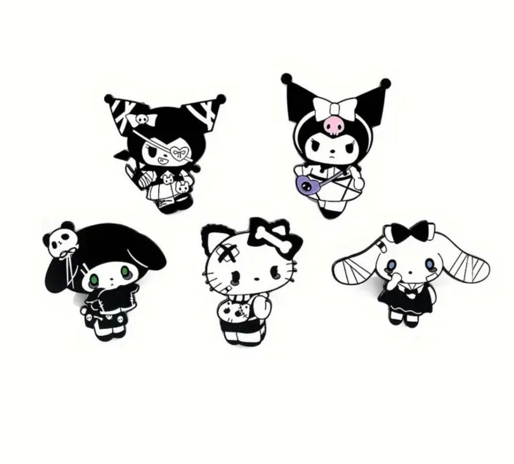 3 random Sanrio Hello kitty & friends enamel pins set