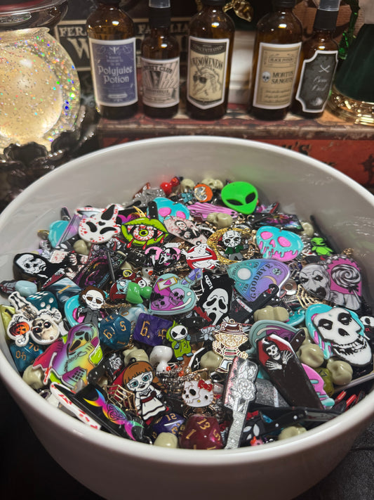 50pc Horror & Spooky charm set